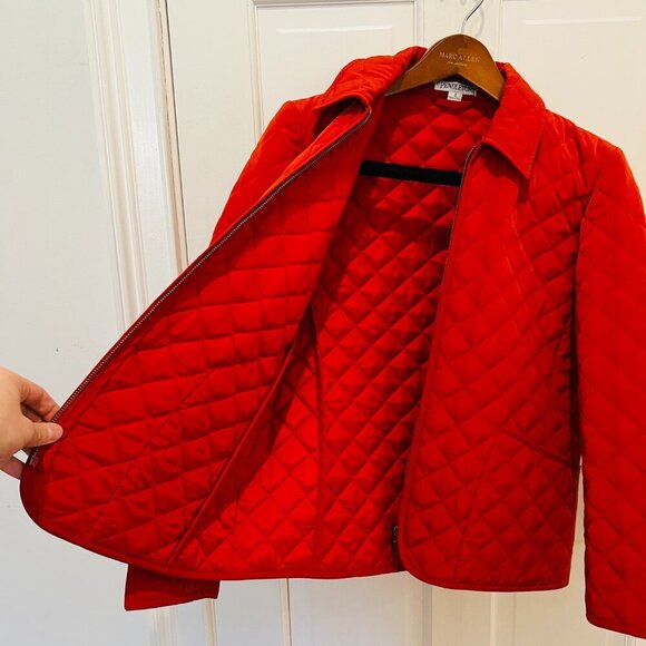 Pendleton Quilted Hunting Shooting Chore Jacket Coat Orange Size Small - Picture 6 of 16